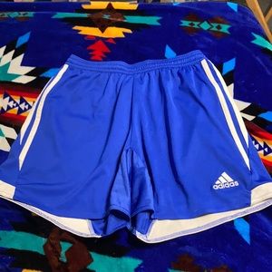 S adidas blue shorts